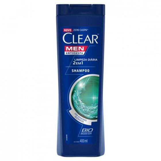 Imagem de Shampoo Anticaspa Clear Men Ice Cool Menthol com 400ml