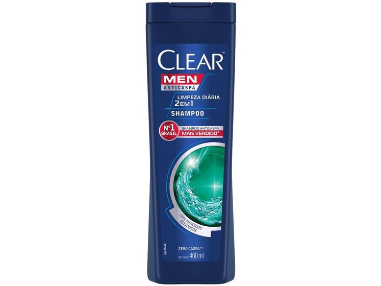 Imagem de Shampoo Anticaspa Clear Men Limpeza Diária 2 em 1