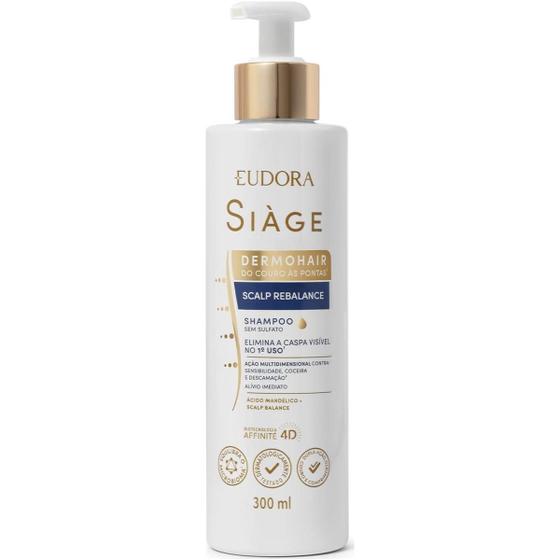 Imagem de Shampoo Anticaspa Siàge Dermo Hair Scalp Rebalance 300Ml