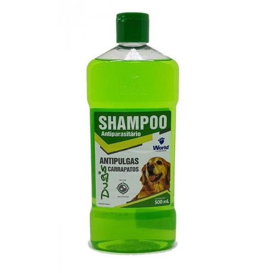 Imagem de Shampoo Antiparasitário Pulgas e Carrapatos World Dugs