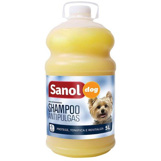 Imagem de Shampoo Antipulgas Sanol Dog para Cães (5 litros) - Total Química - Sanol - Total Química