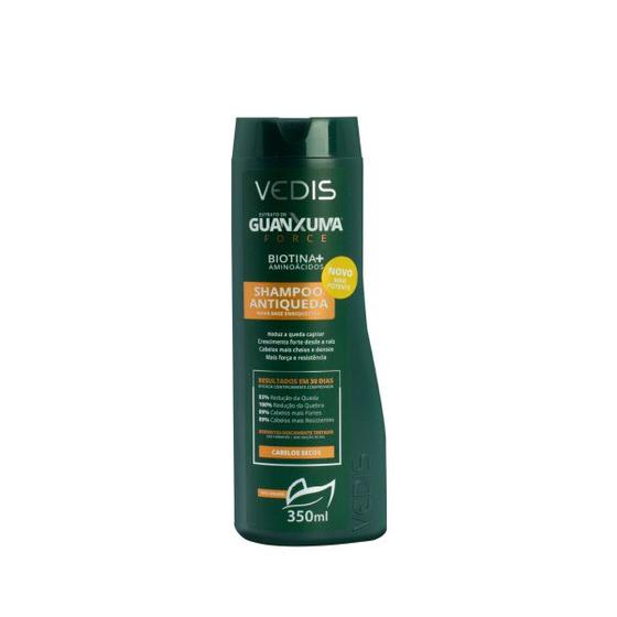 Imagem de Shampoo Antiqueda Guanxuma Force Cabelos Secos 350ml - Vedis