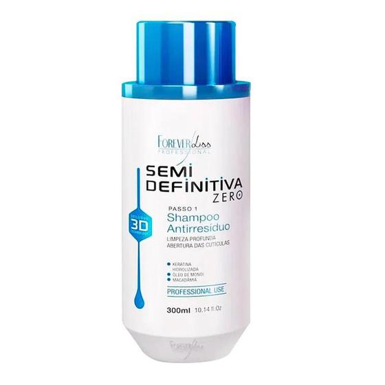 Imagem de Shampoo Antirresíduo 300ml Semi Definitiva 3D  Forever Liss