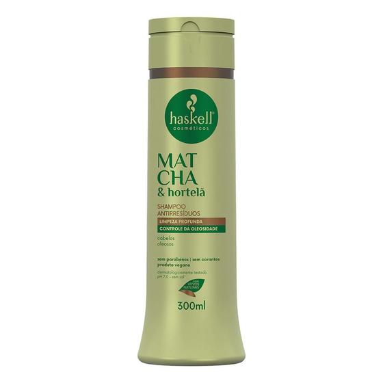 Imagem de Shampoo Antirresíduos Matcha e Hortelã 300ml - Haskell