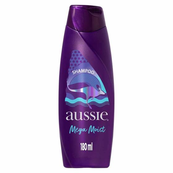 Imagem de Shampoo Aussie Mega Moist Super Hidratação 180ml