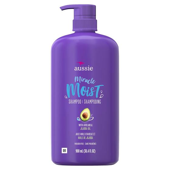 Imagem de Shampoo Aussie Miracle Moist com Abacate e Jojoba - 900ml (Kit com 4)