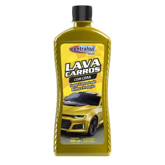 Imagem de Shampoo Automotivo Com Cera Concentrado 500ML Lava Carro