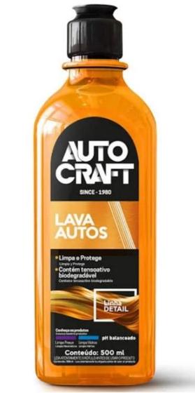Imagem de Shampoo Automotivo Lava Auto Biodegradável 500ml Autocraft