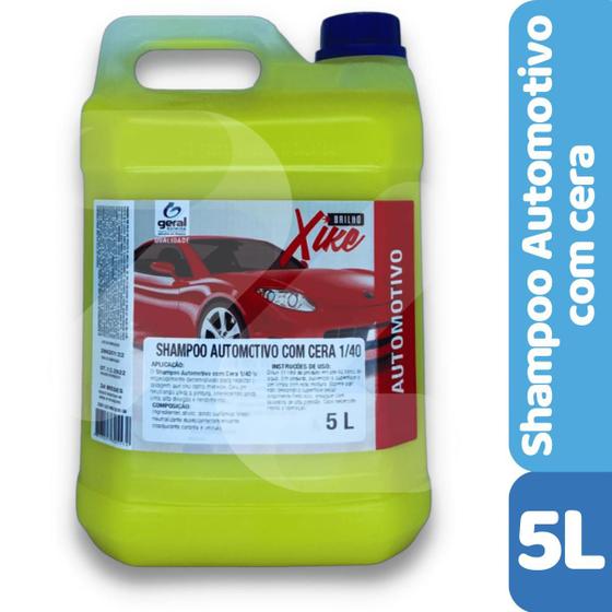 Imagem de Shampoo Automotivo  Lava Auto com Cera 1/40 - 5 Litros