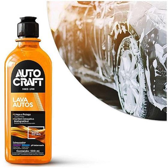 Imagem de Shampoo Automotivo Lava Autos Autocraft Limpeza e Proteção 500ml Proauto