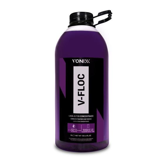 Imagem de Shampoo Automotivo Neutro Concentrado V-Floc Vonixx (3 litros)