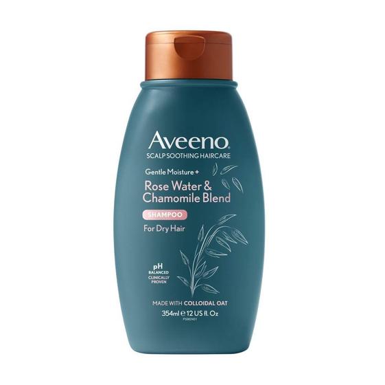 Imagem de Shampoo Aveeno para Couro Cabeludo Sensível - Com Água de Rosas e Camomila (354ml)