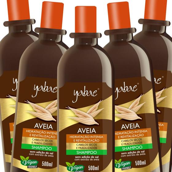 Imagem de Shampoo Aveia 500ml   Yabae  5 unidades