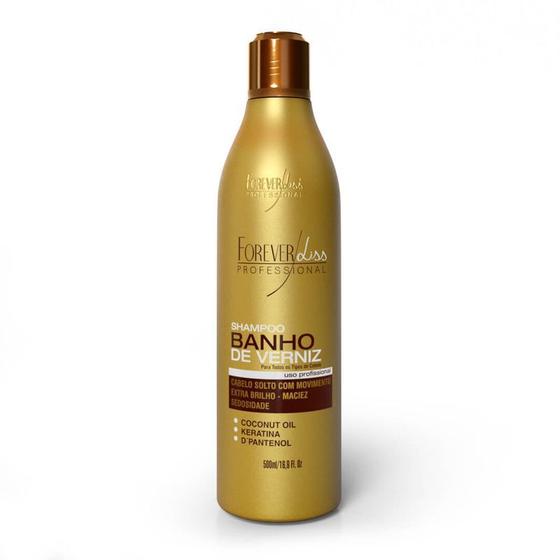 Imagem de Shampoo Banho de Verniz  Brilho Extremo Forever Liss - 500ml