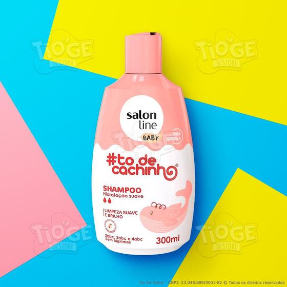 Imagem de Shampoo Bebê Infantil ToDeCachinho Baby Cabelos Ondulados, Cacheados e Crespos 300ml