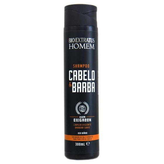 Imagem de Shampoo Bio Extratus Homem Cabelo & Barba - 300Ml