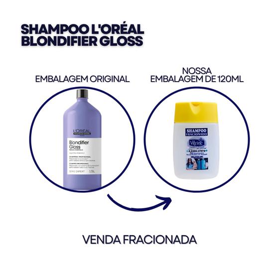 Imagem de Shampoo Blondifier Gloss L'oréal Paris Professionnel Serie Expert Fracionado 120ml