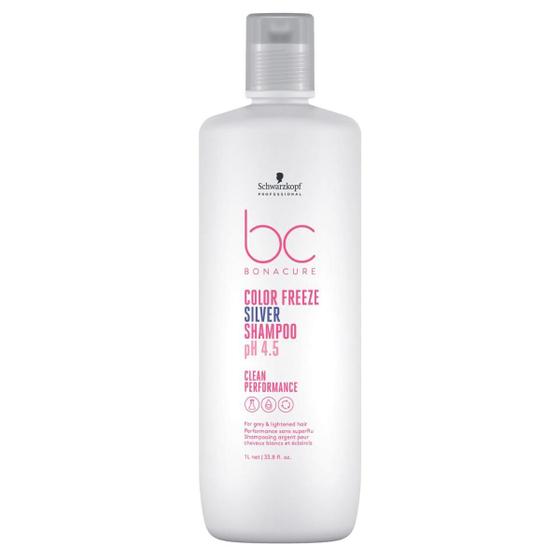 Imagem de Shampoo Bonacure Clean Color Freeze Silver Ph 4.5 Schwarzkop