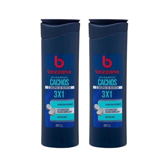 Imagem de Shampoo Bozzano Cachos 325Ml - Kit Com 2Un