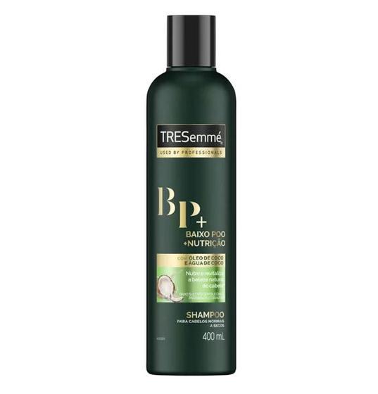 Shampoo bp  baixo poo + nutrição com óleo de coco e água de coco - tresemmé 400 ml é boa?