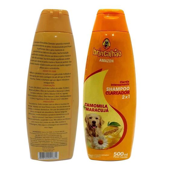 Imagem de Shampoo brincalhão clareador camomila/maracuja