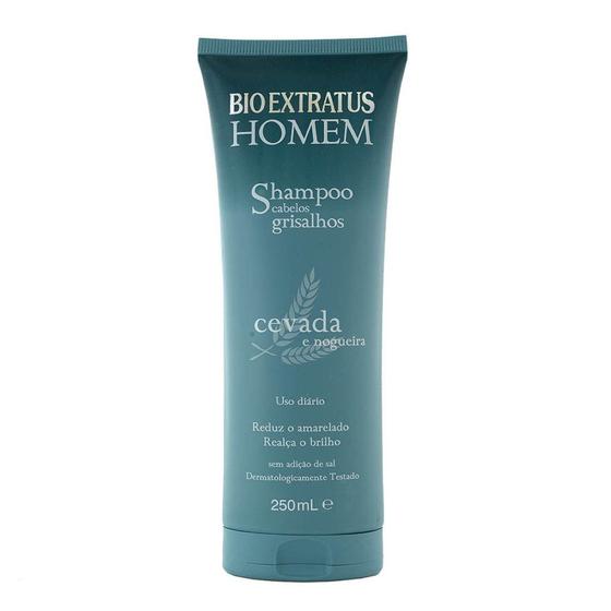 Imagem de Shampoo Cabelos Grisalhos Homem 250ml - Bio Extratus