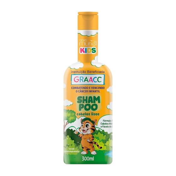 Imagem de Shampoo Cabelos Lisos Kids Graacc 300ml - Muriel