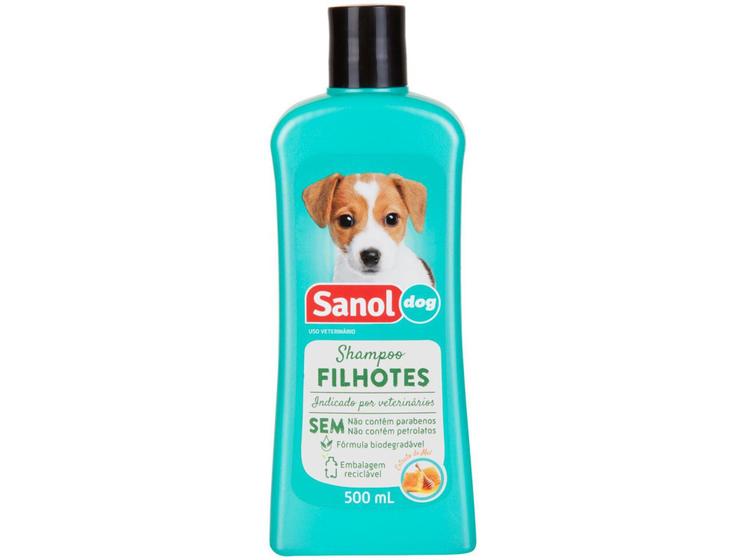 Imagem de Shampoo Cachorro e Gato Filhotes - Sanol Dog 500ml