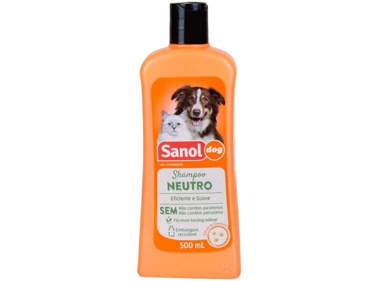 Imagem de Shampoo Cachorro e Gato Neutro - Sanol Dog 500ml