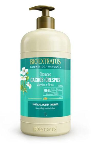 Imagem de Shampoo Cachos E Crespos 1 Litro Lançamento - Bio Extratus