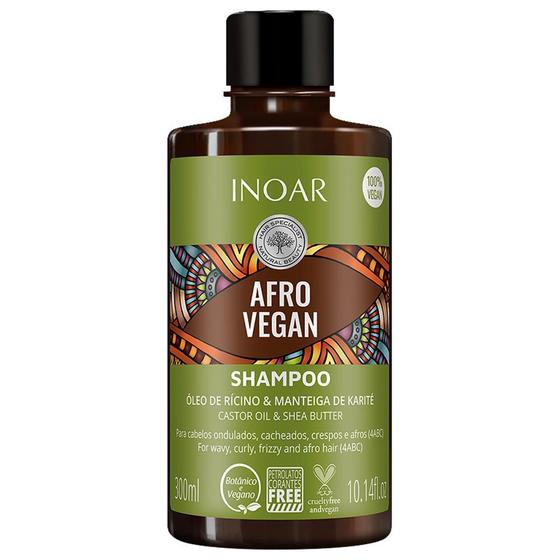 Imagem de Shampoo Cachos Vegano Afro Vegan Inoar 300ml