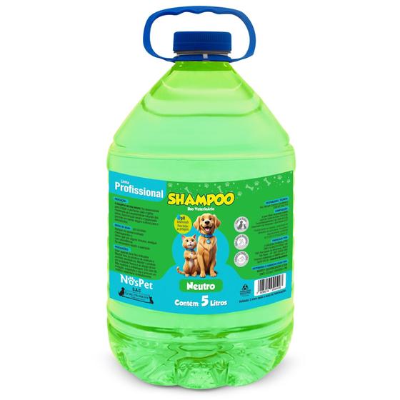 Imagem de Shampoo Cães e Gatos Banho e Tosa Pet Nospet Neutro 5L