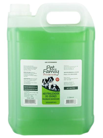 Imagem de Shampoo Cães E Gatos Pet Family Neutralizador De Odores 5L