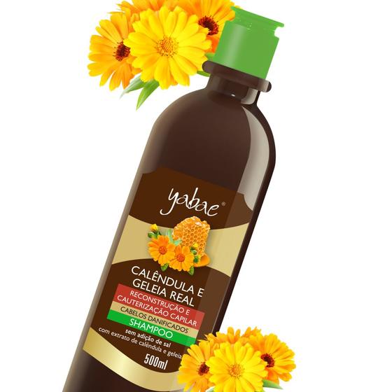 Imagem de Shampoo Calêndula com Geleia Real   Yabae