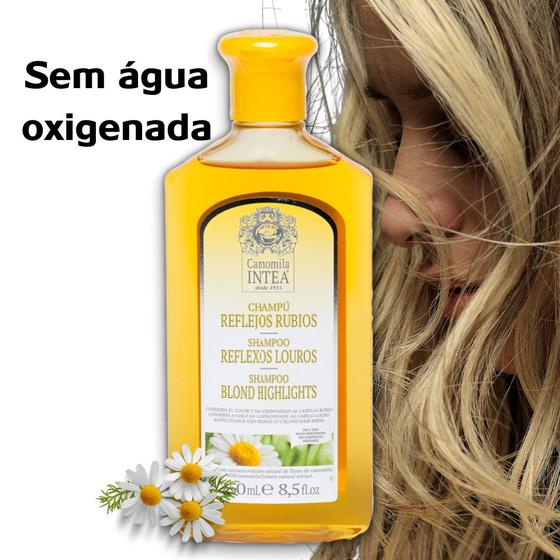 Shampoo Camomila Intea Reflexos Louros 250 ml - Shampoo - Magazine Luiza