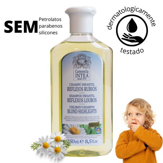 Imagem de Shampoo Camomila Intea Reflexos Louros Infantil 250 ml