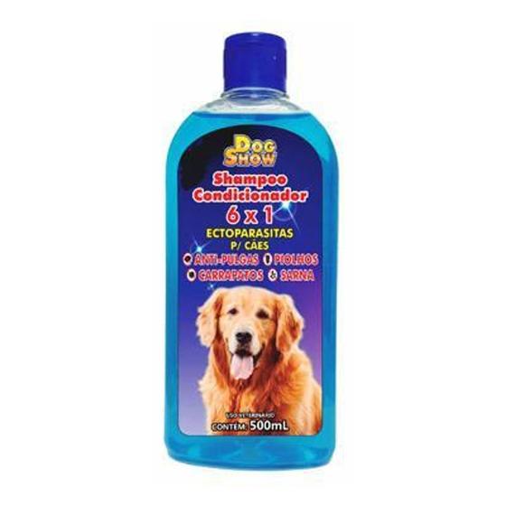 Imagem de Shampoo Cão 6 Em 1 Anti Pulga 500ml Dog Show 500ml