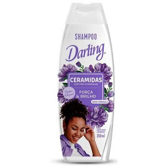 Imagem de Shampoo Ceramidas Força e Brilho 350ml - Darling