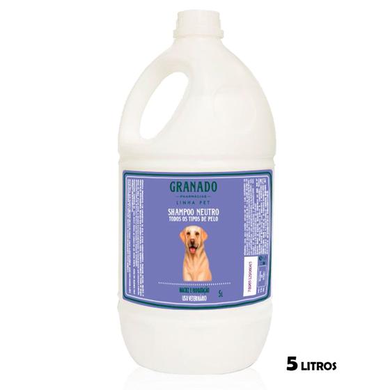 Imagem de Shampoo Clareador Granado 5 L - Pet Shop, Banho e Tosa