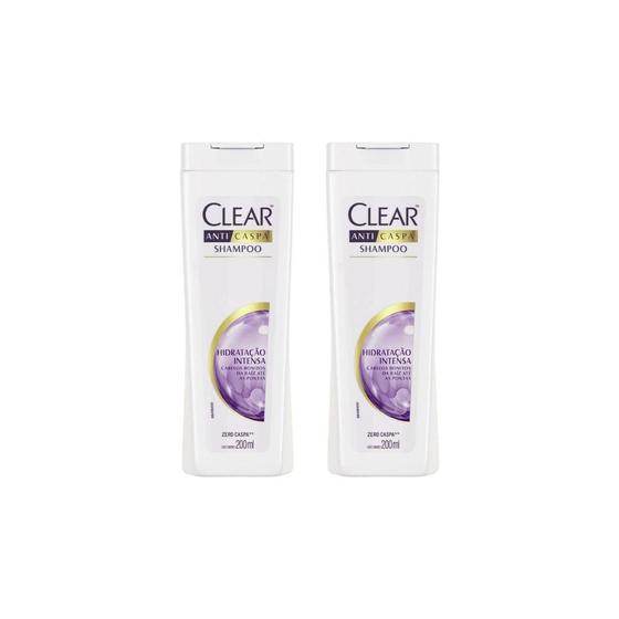 Imagem de Shampoo Clear 200Ml Hidrataçao Intensa - Kit Com 2Un