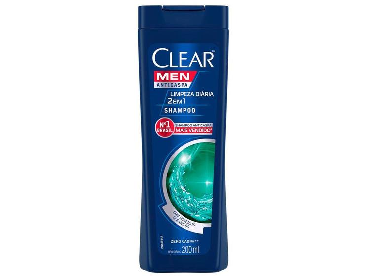 Shampoo Clear Limpeza Diária 2 em 1 Menor preço em Shampoo Clear Limpeza Diária 2 em 1