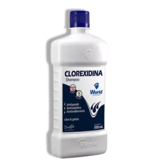 Imagem de Shampoo Clorexidina 500 Ml Antiqueda, Antisseborreico e Antisseptico