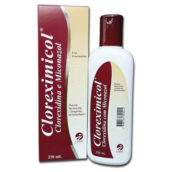Imagem de Shampoo Cloreximicol 230ml Terapêutico P/ Cães E Gatos