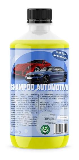 Imagem de Shampoo Com Cera De Carnaúba Automotivo 1l Alto Rendimento