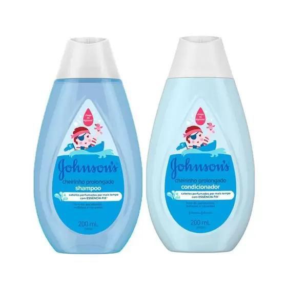 Shampoo + Condicionador 200ml Kit Johnson's Baby Azul Johnsons Kit