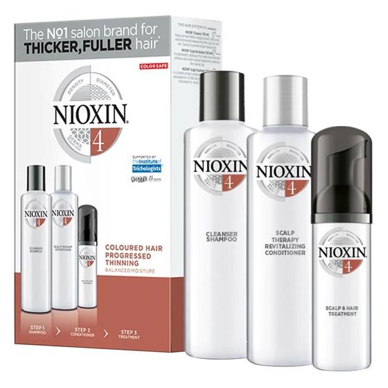 Imagem de Shampoo Condicionador 300Ml E Scalp 100Ml Nioxin System 4