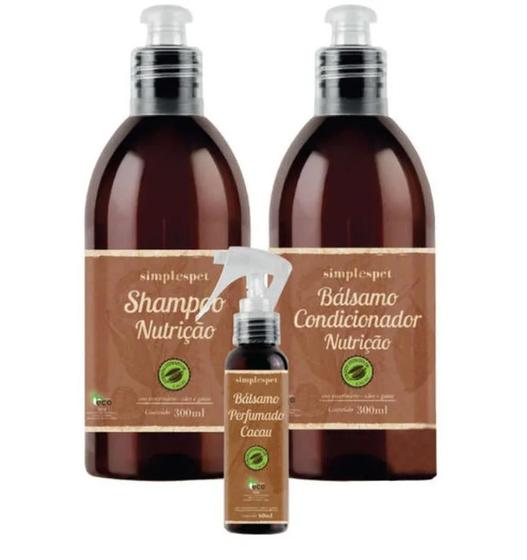 Imagem de Shampoo+condicionador 300ml + Perfume Cacau 60ml Emporiopet