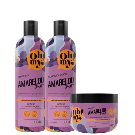 Imagem de Shampoo Condicionador e Máscara 300g Amarelou Geral Oh My!