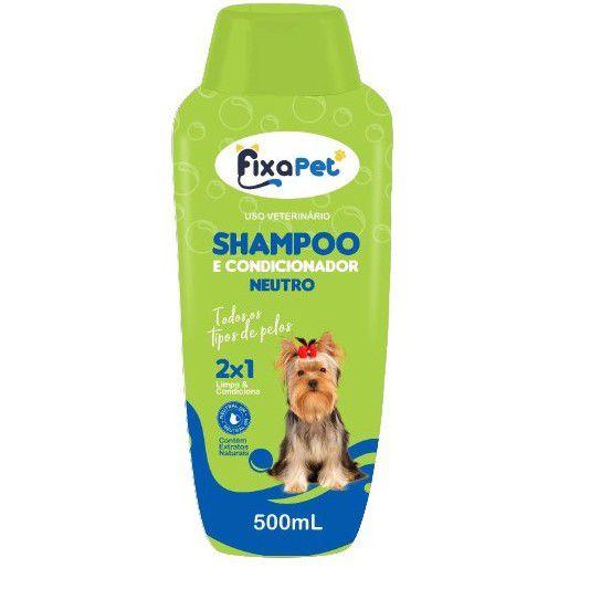 Imagem de Shampoo Condicionador FixaPet 500ml Neutro Fixa Pet