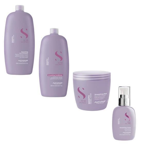 Imagem de Shampoo Condicionador Másc. Leave In Alfaparf Sdl Smooth Gd